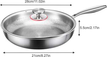 Frying Pan Egg Pan with Lid