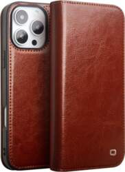Genuine Leather Flip Case for IPhone16