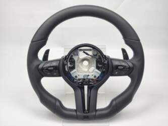 Gloss Black Chrome Leather Performance Steering