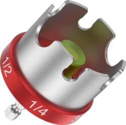 Hex Shank Nut Zipper Drill Attachment