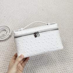 High-End Versatile Ostrich Pattern Leather Shoulder