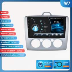 Hizpo Android 13 automašīnas radio priekš