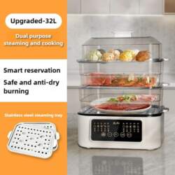 Household Electric Steamer Pot Multi functional