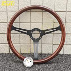 JDM 15inch Wood Style Steering Wheel