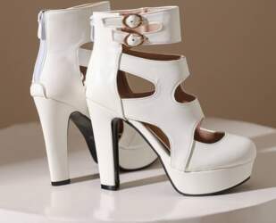 Krazing Pot Polyurethane Super High Heels