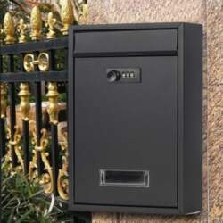 Large Wall Mount Mailbox Lockable Letterbox