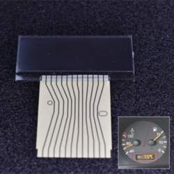 LCD Screen Left Temperature Display for