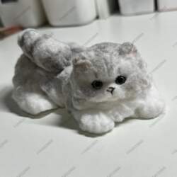 Liels kaķēns Taba Squishy Guļošs kaķis