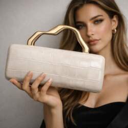 Luxury Crocodile Pattern Brand Women`s Handbag
