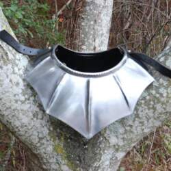Medieval German Gothic Armor Gorget white
