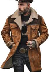 Men`s 2026 Autumn/Winter Suede Patchwork Jacket