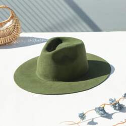 Men`S Large Size 100% Wool Fedoras