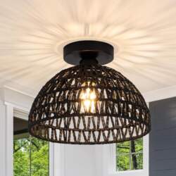 Metal Dual Ring Semi Flush Mount