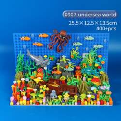 Moc Construction Blocks Underwater World Creative