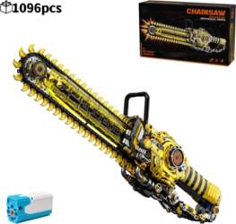 NEW Technical Motorized Chainsaw Building Blocks