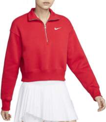 Nike Half-Zip Short Plush Pullover Sweatshirt