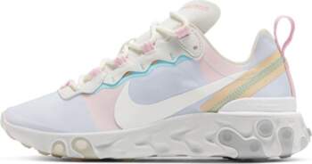 Nike React Element 55 Balts Sarkanbrūns