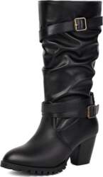 Plus Size Soft PU Wrapped Three