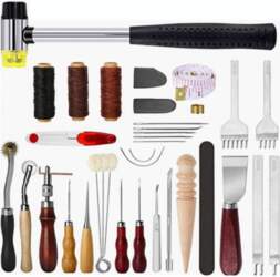 Portable Leather Tool Kit Sewing Set