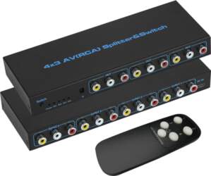 RCA Switcher Selector 4x3 RCA Switcher