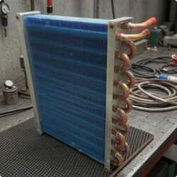 Rectangular Heat Exchanger Internal Threads Finned