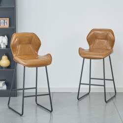 Set of 2 Bar Stools of