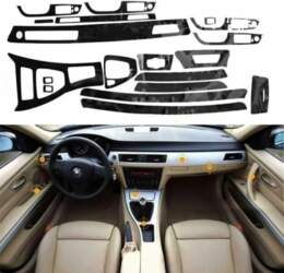 Sleek Gloss Black Interior Wrap Trim