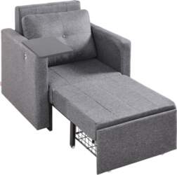 Sleeper Sofa Bed with Side Pocket