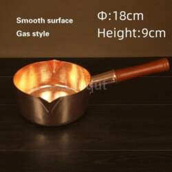 Small copper small oil pot Wooden