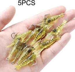 Soft Simulation Fishhook Garneles Garneles Lure