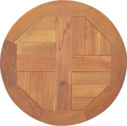 Solid Teak Table Top Round 2