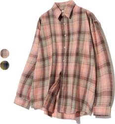 STANDARDERROR 87-Stan082 Vintage Plaid Oversized Pocket
