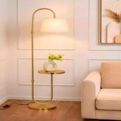 Table Shelf LED Floor Lamp Standing
