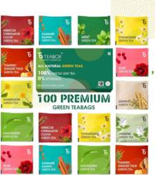 Teabox Wellness Green Tea Sampler Pack