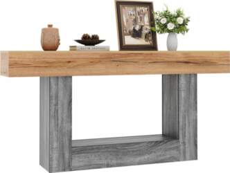 Two-Tone Console with Wood Look, Console