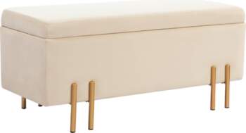 Upholstered Storage Bench, Storage Chest Bench