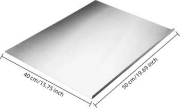 With Lip Stainless Steel Cutting Board