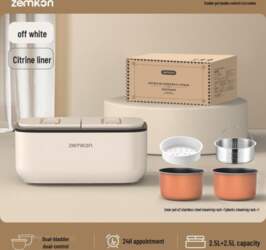 Zemkon Smart Rice Cooker with Double-Inner