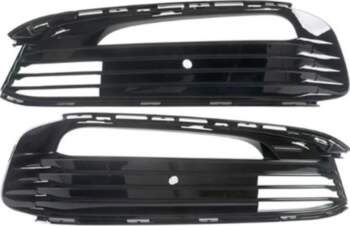 1Pair Front Bumper Fog Lights Mesh