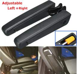 1Pair Left+Right Universal Adjustable Seat Armrest