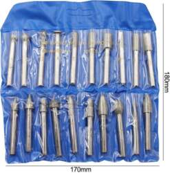 20Pcs Diamond Grinding Bits Set, 6mm
