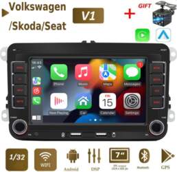 2 Din Android Carplay GPS automašīnas