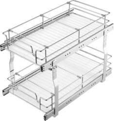 2-Tier Wire Pull Out Cabinet Under