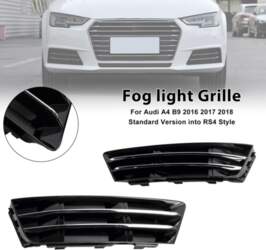 2PCS Front Fog Light Grille Lower