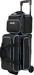 3 Ball Bowling Bag Double Roller