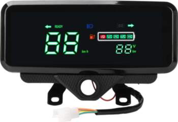 48V 60V 72V Universal LCD Speedometer