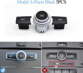 5PCS Front Center Console CD Player
