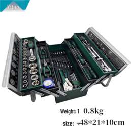 85-Piece Multi-functional Auto Repair Toolbox with