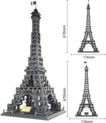 976PCS Eiffel Tower Building Blocks Creative
