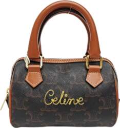[Pre-Owned] Triomphe Classic Monogram Embroidered Logo